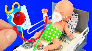 DIY Miniature Babies Hospital: Doll Hospital Ideas