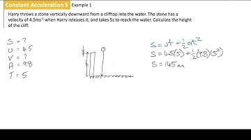 9.5 Vertical Motion Under Gravity
