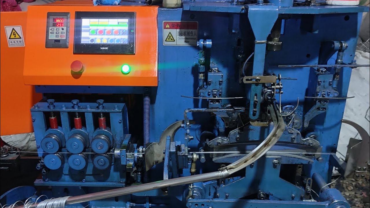 MESIN PEMBUAT HANGER KAWAT FULL OTOMATIS | FULL AUTOMATIC WIRE HANGER MAKING MACHINE