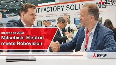 Mitsubishi Electric meets Robovision – Interpack 2023
