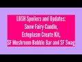 LUSH Spoilers and Updates: Snow Fairy Candle, Ectoplasm Create Kit, SF Mushroom Bubble Bar, SF Swag