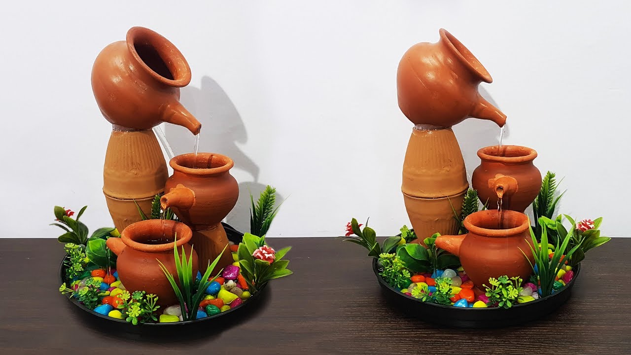 DIY TerraCotta Clay Pot Fountain Projects  Clay pot projects, Diy  fountain, Clay pots