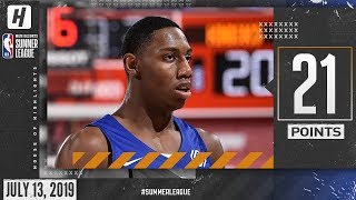 RJ Barrett Full Highlights Knicks vs Wizards (2019.07.13) Summer League - 21 Pts, 10 Ast, 8 Reb!