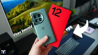 OnePlus 12 Flowy Emerald Unboxing + First Impressions!