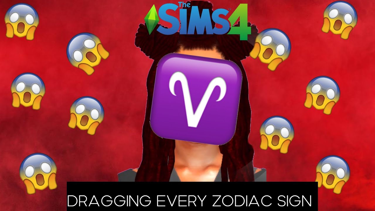 DRAGGING ARIES ♈FOR 8 MINS STRAIGHT SIMS 4 CAS ZODIAC CHALLENGE YouTube