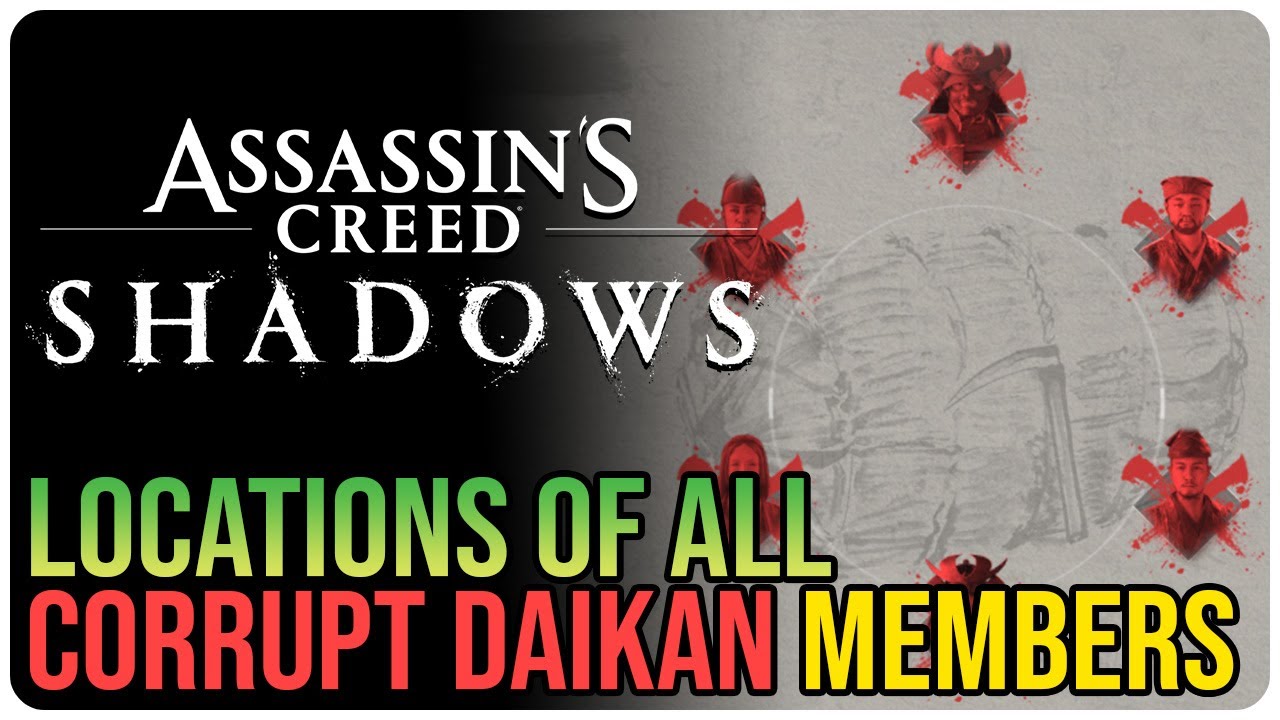 All Corrupt Daikan Locations Assassin’s Creed Shadows