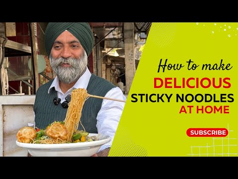 How to make Delicious Sticky Noodles At Home😱🥰