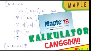 Mengerjakan Soal-soal Matematika Dengan Maple (Si Kalkulator Canggih) screenshot 2