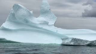 Iceberg grounded in Kings Point Newfoundland