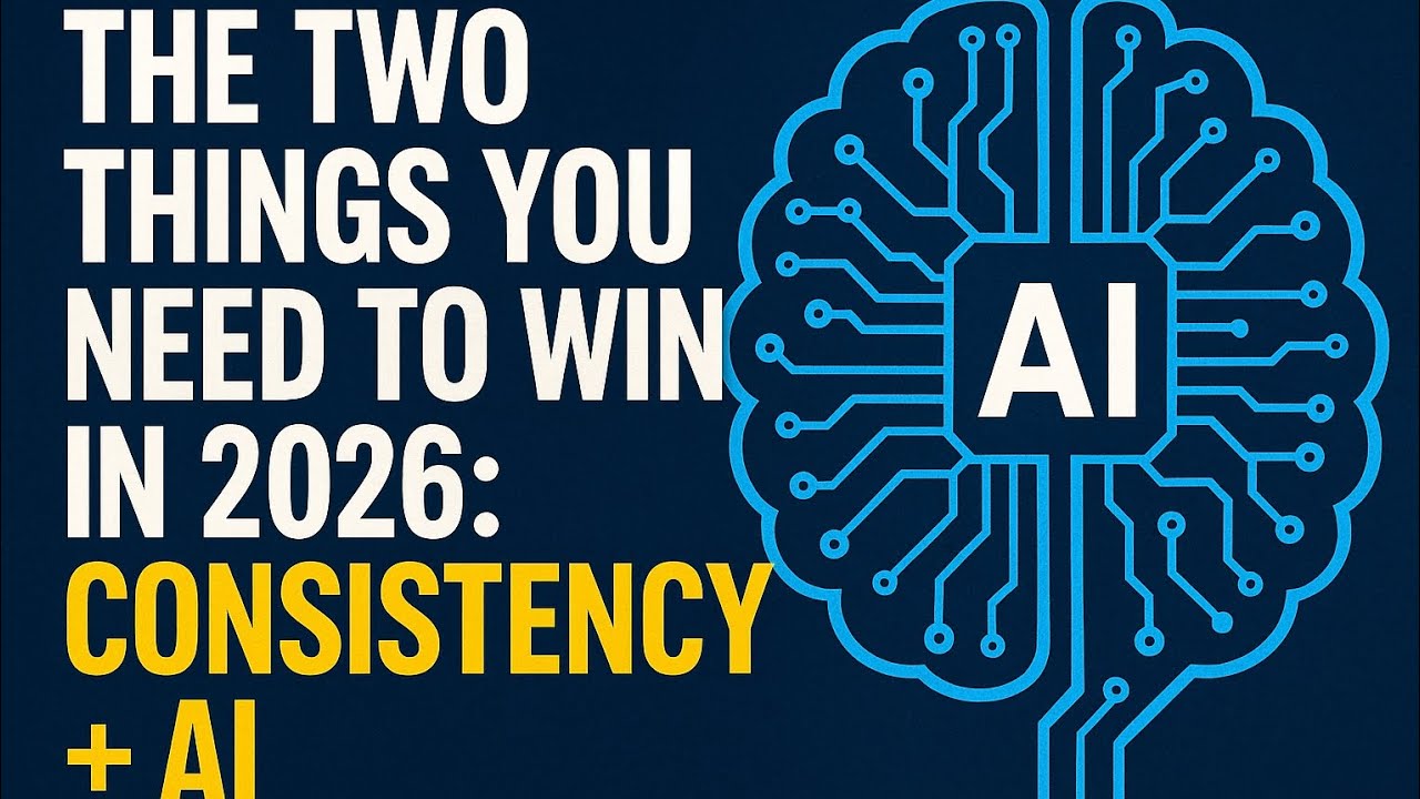 The Two Things You Need to Win in 2026: Consistency + AI - YouTube