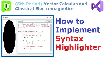 037 - Plot Graph 2 - Implement Syntax Highlighter using QSyntaxHighlighter
