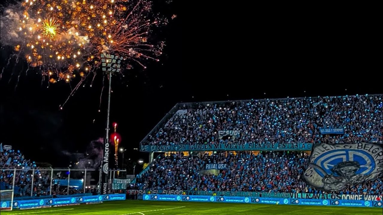 HINCHADA de BELGRANO🏴‍☠️ vs Atlético Tucumán || LUCHA LUCHA Y SEGUÍ 🩵