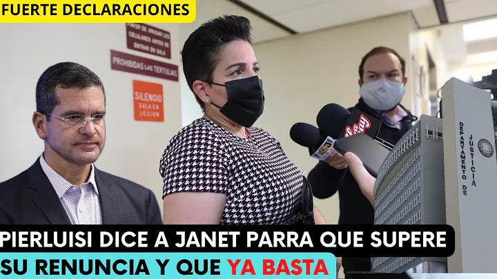 ULTIMO MOMENTOPierluisi ARREMETE contra Janet Parr...