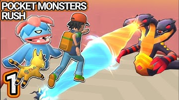Pocket Monsters Rush Gameplay Part 1, All Levels 1 to 10