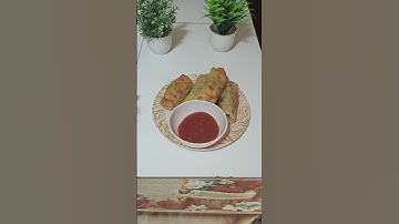 🔥 Crispy Spring Roll Recipe | Easy Veg Spring Roll at Home | Evening Snack Idea 🌯