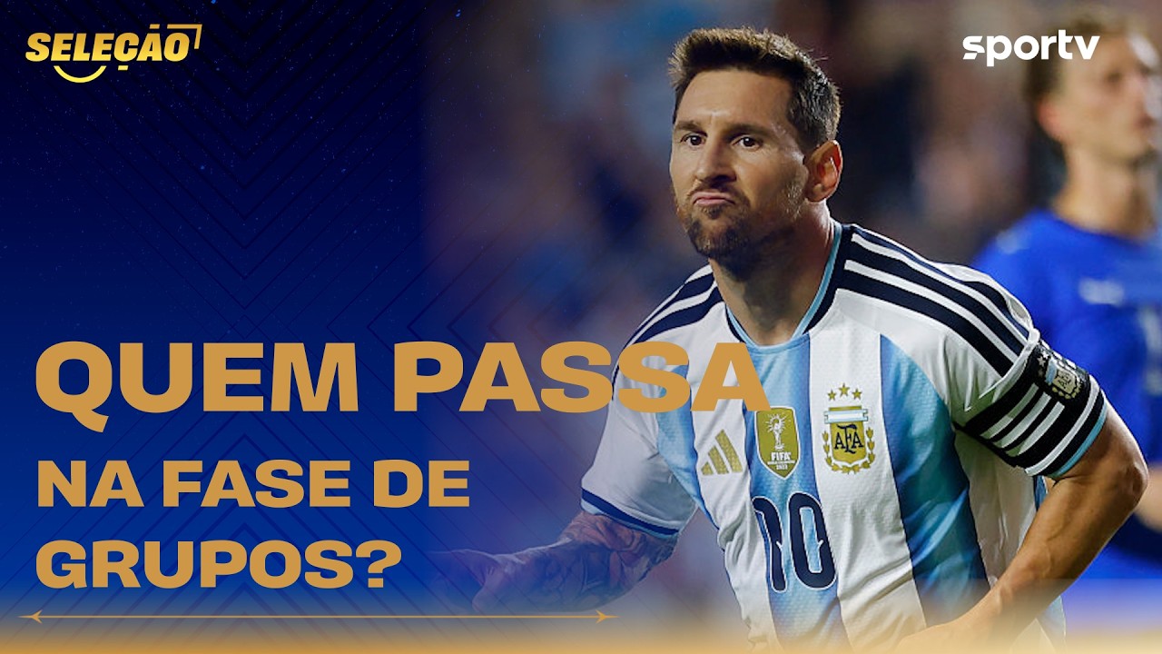 SELEÇÃO COPA PALPITA SOBRE CLASSIFICADOS NA FASE DE GRUPOS | Seleção Copa | Mundial 2026 | sportv
