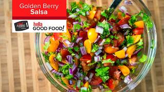EASY and FLAVORFUL Golden berry salsa