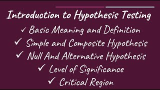 Mastering Hypothesis Testing: Part 3 - Unlocking the Power of Statistical Inference #statistical