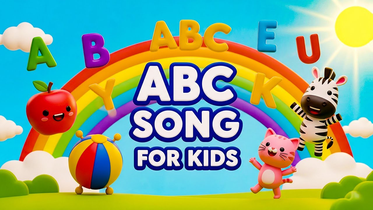 ABC Alphabet Song for Kids Learn A to Z with Fun 3D Cute Characters ...