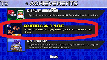 Easy guide - Squirrels on a Plane - Sonic 3 AIR