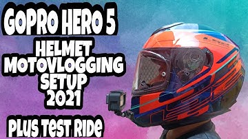 GOPRO HERO 5 BLACK HELMET MOTOVLOG SETUP D.I.Y