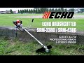 ECHO SRM-3380 and SRM-4380 brushcutters. Available in select Asian countries.