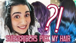 I Let My Subscribers Pick My Hair Color