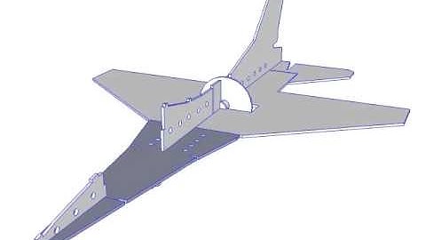 F-16 Foam Park Flier design in Google Sketchup - Part 2