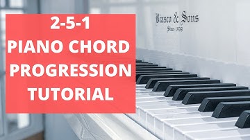 2-5-1 Piano Chord Progression Tutorial-(Instructor - Emmanuel)