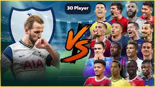 Harry Kane 🆚 30 Player🔥💪(Ronaldo-Messi-Mbappe-Haaland)