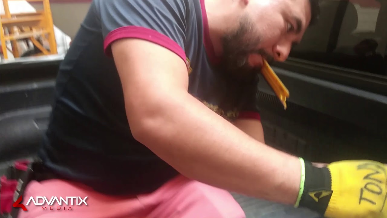 Truck Wrap  Matte Metalic Gun Metal wrap