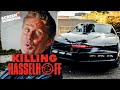 Hasselhoff im K.I.T.T. aus Knight Rider | Killing Hasselhoff | Screen Schnipsel