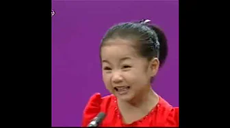 Young Chinese girl singing