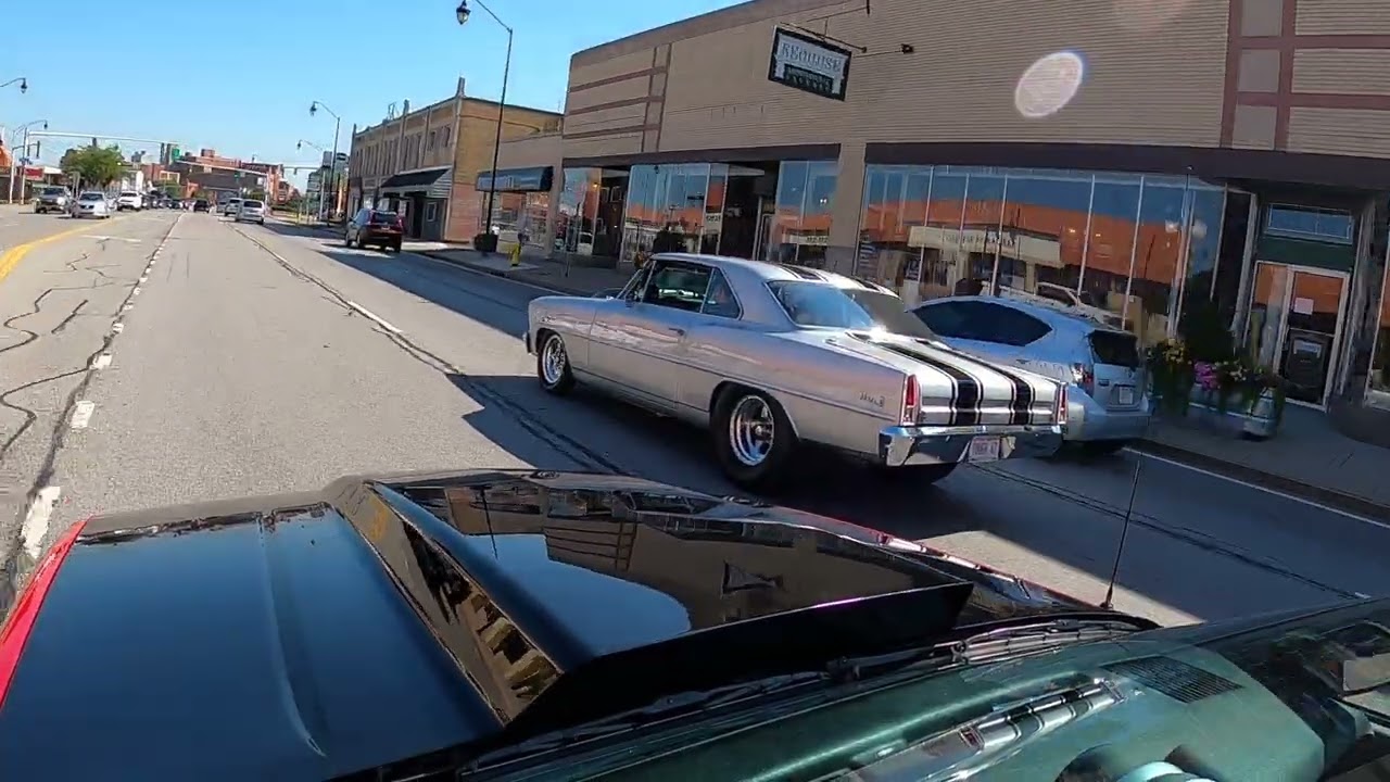 Cruising with my nephew after the Toys for Tots car show