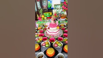 Mâm cúng đầy tháng bé gái, dịch vụ mâm cúng trọn gói Minh Liên Lê Duy Xuyên