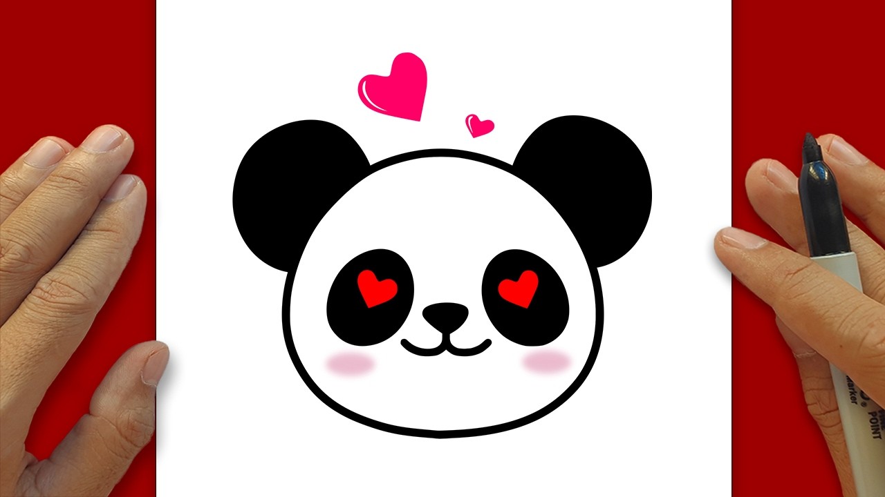 How to DRAW A PENDA 🐼 | Simple Line Art Tutorial