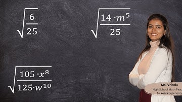 Simplify Radical Expressions with Fractions | Simplify Fractions Under Square Roots