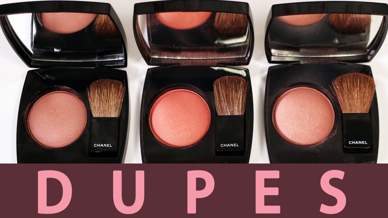 3 Chanel BLUSH Dupes | Jersey, In Love & Golden Sun - YouTube