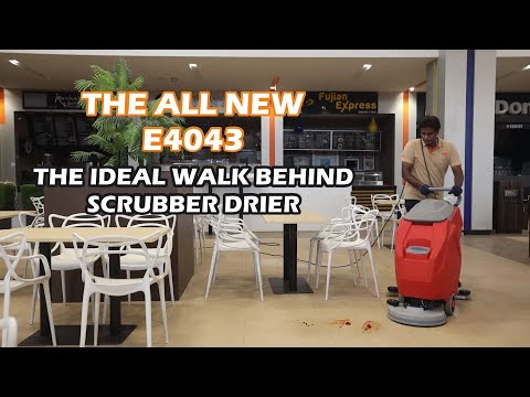 Roots Scrub E4043 - Ideal Walk Behind Scrubber Drier for Best