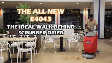 Roots Scrub E4043 - Ideal Walk Behind Scrubber Drier for Best cleaning