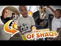 Surprising WooWop With His First Pair Of SHAQS !!!