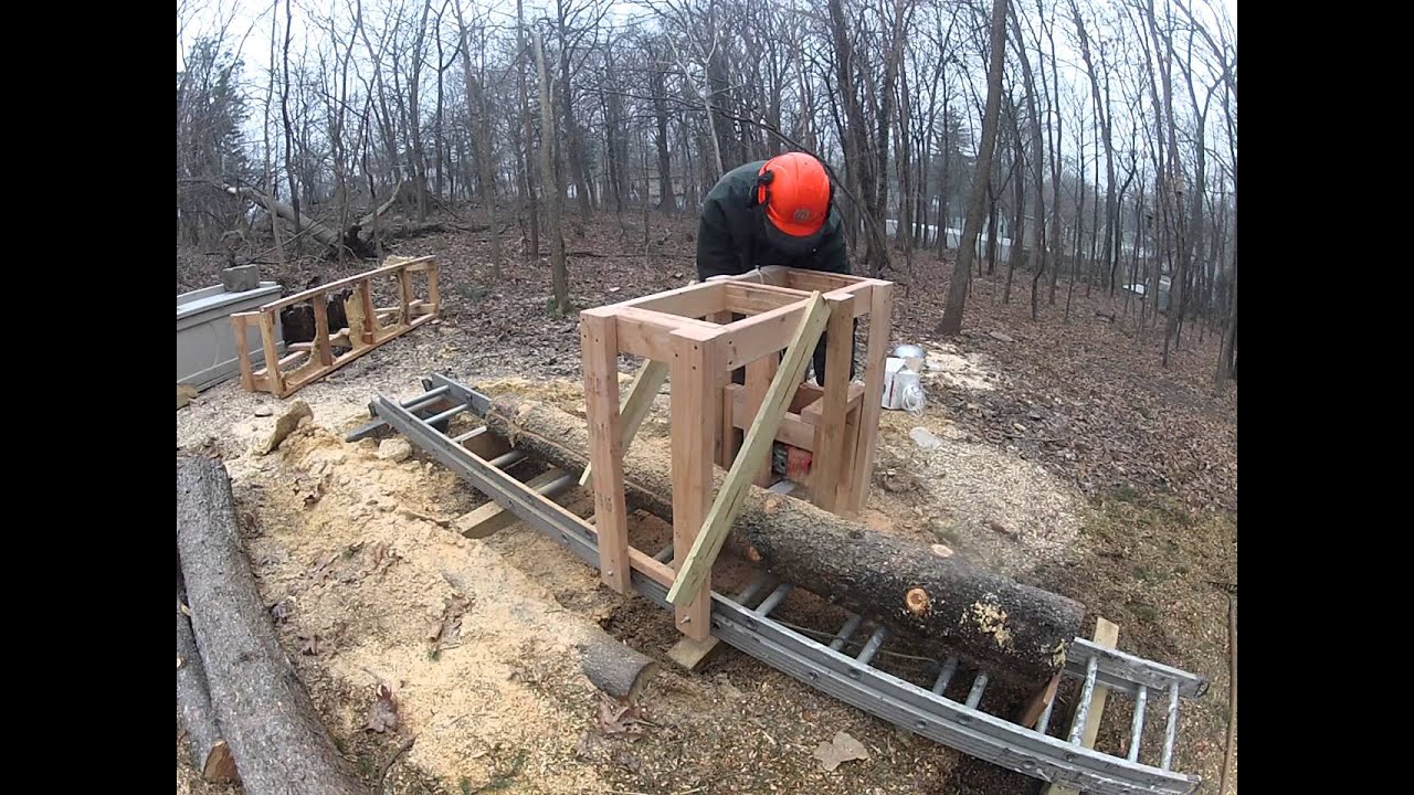 Wooden Sawmill - YouTube