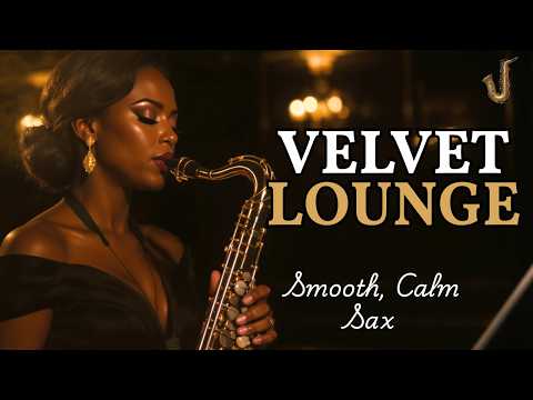Cover Velvet Lounge Nights 🌙 Smooth Saxophone for Deep Thoughts & Refined Peace