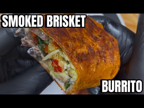 Crispy Leftover Brisket Burritos
