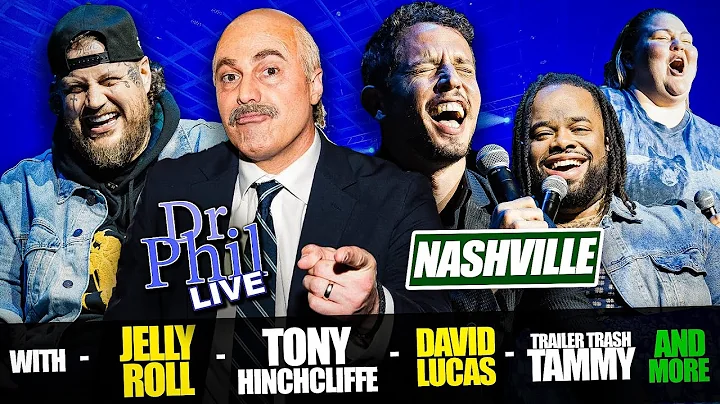 Dr Phil LIVE! With Jelly Roll, Tony Hinchcliffe, David Lucas, Trailer Trash Tammy and more!