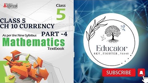 CLASS 5TH MATHEMATICS ।। CHAPTER 10 CURRENCY ।। EXERCISE 10.2 HOW TO MAKE A BILL ।।