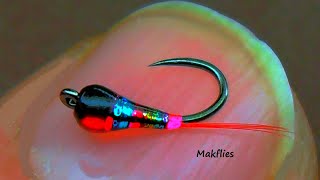 Fly Tying a Rainbow Warrior Nymph Variation by Mak