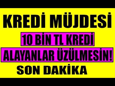 Halkbank Ziraat Bankası ve Vakıfban destek kredisi almak için başvuranlar MUTLAKA İZLESİN!