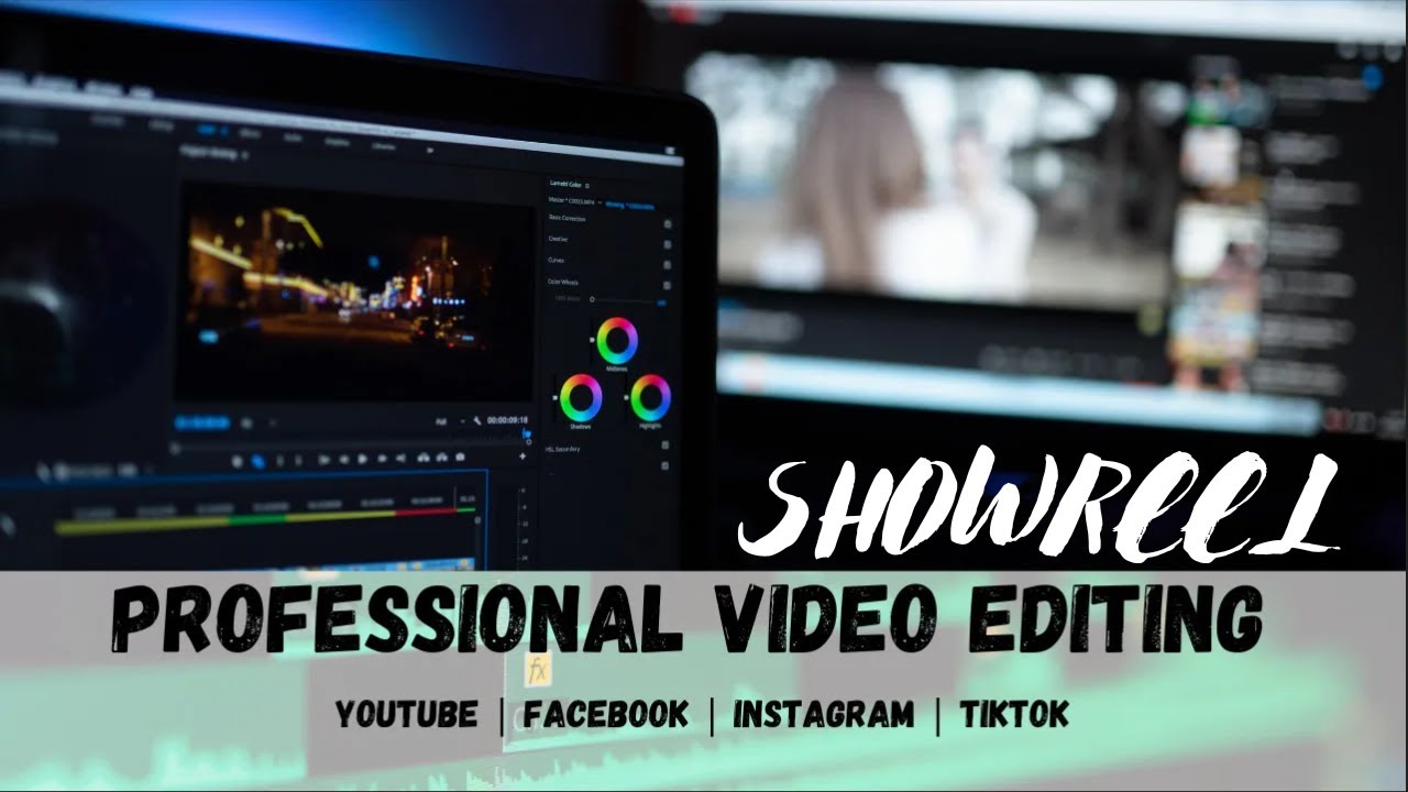 Video editing showreel