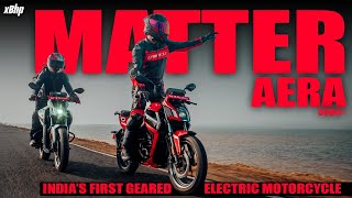 We ride the #matterAera : India's First Geared Electric Motorcycle! screenshot 4